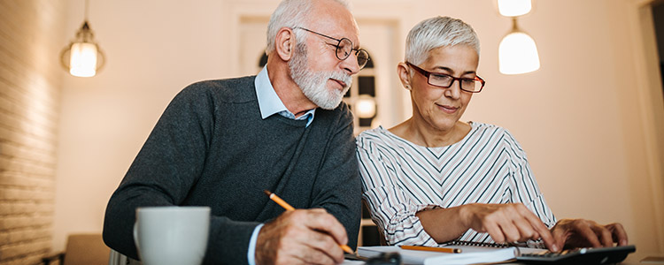 Couple using the Planning for Retirement Expenses Calculator Couple using the Planning for Retirement Expenses Calculator