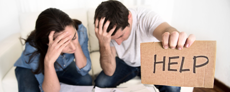 Couple stressed about student loans